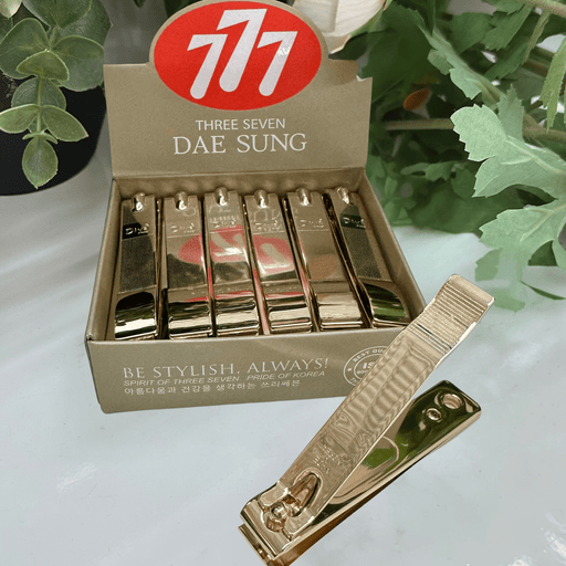 Clipper Korean 777 (box/12pcs) - Gold - Angelina Nail Supply NYC