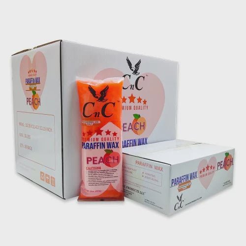 CnC Paraffin Wax Peach (box/36lbs) - Angelina Nail Supply NYC