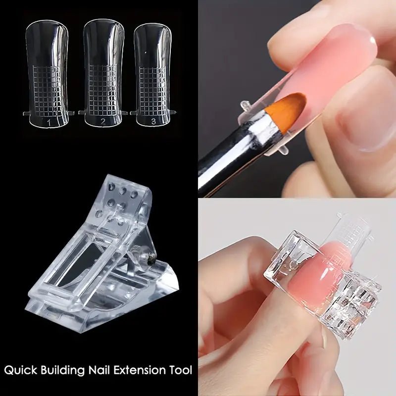 Crystal Nail Extension Mold Clip Clamp - Angelina Nail Supply NYC