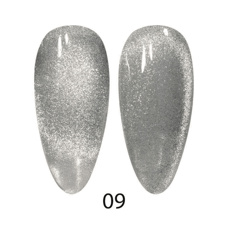 DC 9D Cat Eyes 09 Silver Lynx - Angelina Nail Supply NYC