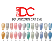 DC 9D Cat Eyes Collection Unicorn Set 12 colors 13 - 24 GEL ONLY - Angelina Nail Supply NYC
