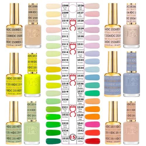 DC15 Free Spirit Collection #15 (Full Set 36 Colors #2508 - #2543) - Angelina Nail Supply NYC