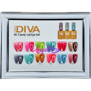 Diva 9D Cat Eyes Collection Candy Set 12 colors 13 - 24 GEL ONLY - Angelina Nail Supply NYC