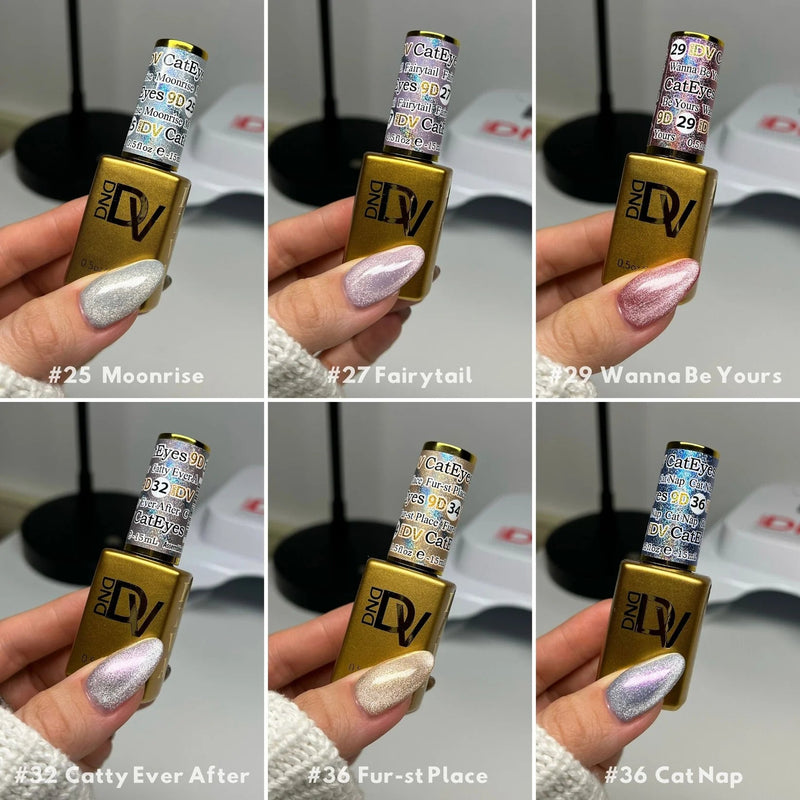 Diva 9D Cat Eyes Collection Daydream Set 12 colors 25 - 36 GEL ONLY - Angelina Nail Supply NYC