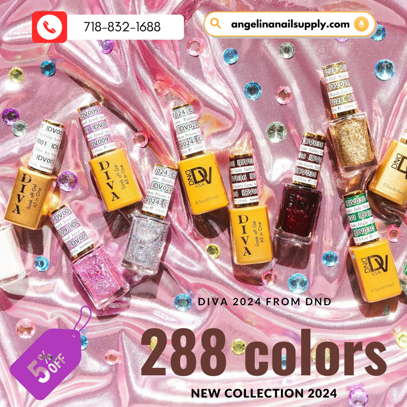 DIVA Collection 2 36 colors - Angelina Nail Supply NYC