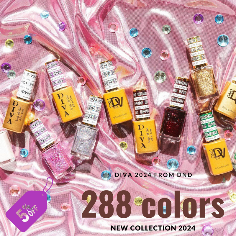 DIVA Full 288 colors - Angelina Nail Supply NYC