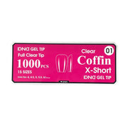 DND Clear Gel Tips - Pro Box (1000pcs) - Angelina Nail Supply NYC