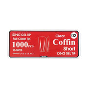 DND Clear Gel Tips - Pro Box (1000pcs) - Angelina Nail Supply NYC