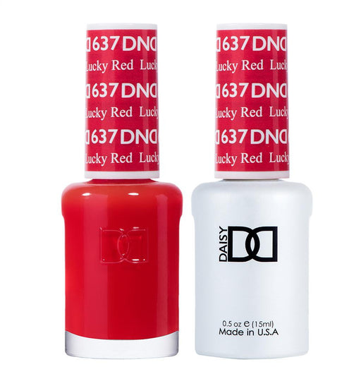 Dnd Gel 637 Lucky Red - Angelina Nail Supply NYC