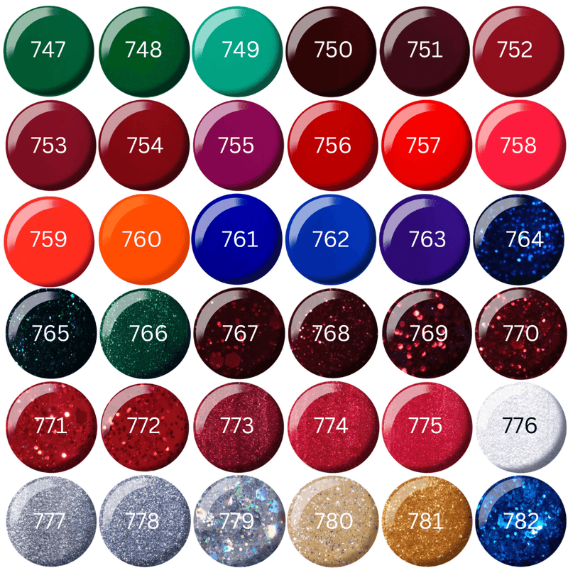 DND10 Collection 10 (Full Set 36 Colors 747 - 782) - Angelina Nail Supply NYC