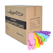 Foam Slipper Mix Colors (box/30 pack) - Angelina Nail Supply NYC