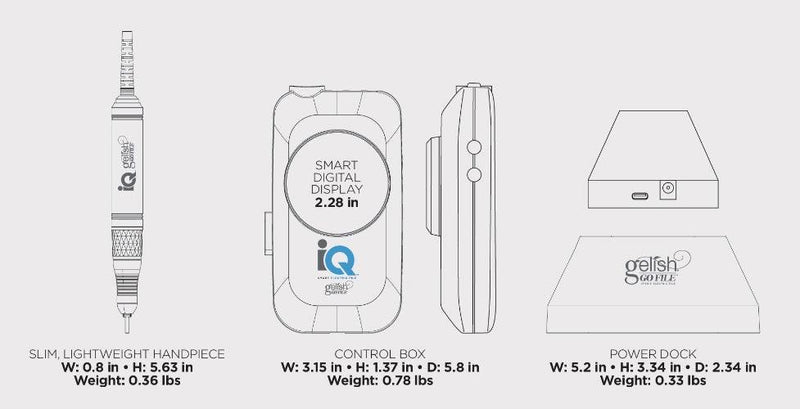 Gelish Go File IQ | Nail Drill - Angelina Nail Supply NYC