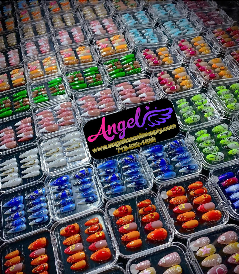 Angelina Handmade Custom Press-On | #120-#149