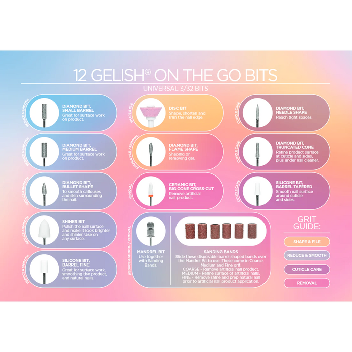Gelish® On The Go Portable e-File