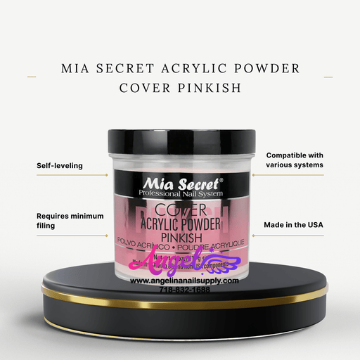 Mia Secret Acrylic Powder Cover Pinkish 4oz - Angelina Nail Supply NYC