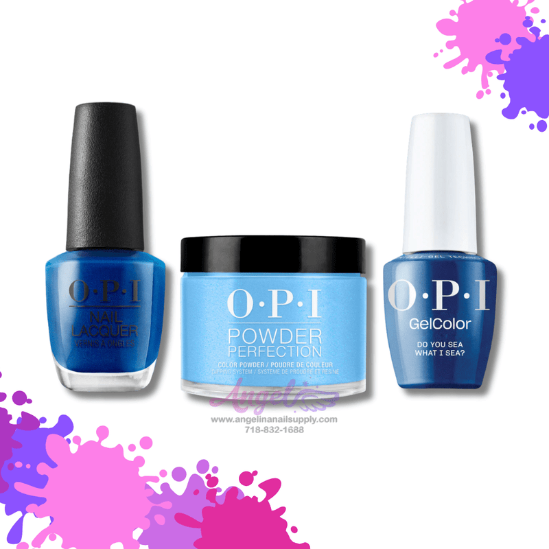 OPI 3in1 combo DP-GC-NL F84 Do You Sea What I Sea? - Angelina Nail Supply NYC