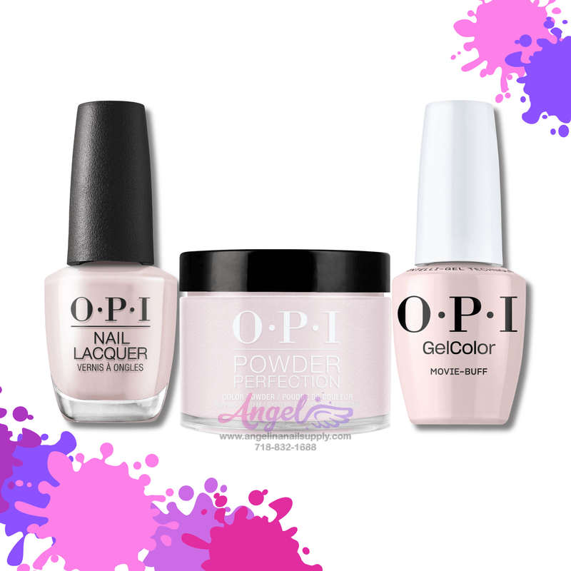 OPI 3in1 combo DP-GC-NL H003 MOVIE BUFF - Angelina Nail Supply NYC