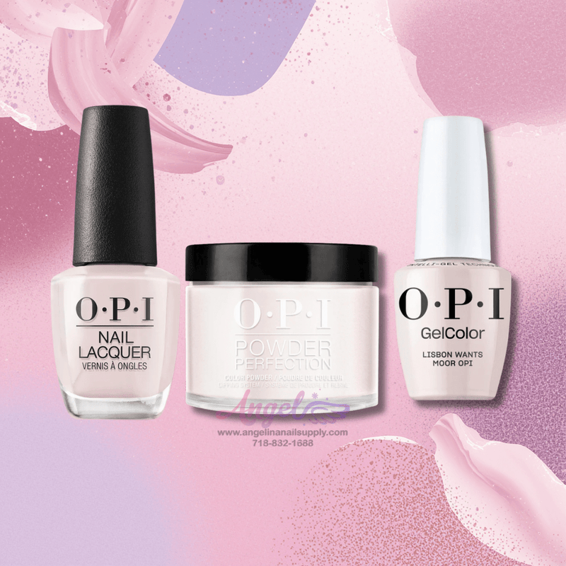 OPI 3in1 combo DP-GC-NL L16 LISBON WANTS MOOR OPI - Angelina Nail Supply NYC