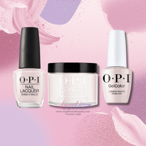 OPI 3in1 combo DP-GC-NL L16 LISBON WANTS MOOR OPI - Angelina Nail Supply NYC