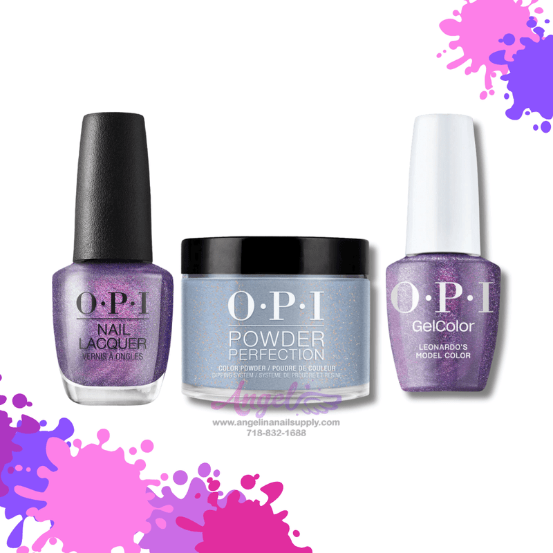 OPI 3in1 combo DP-GC-NL MI11 LEONARDO’S MODEL COLOR - Angelina Nail Supply NYC
