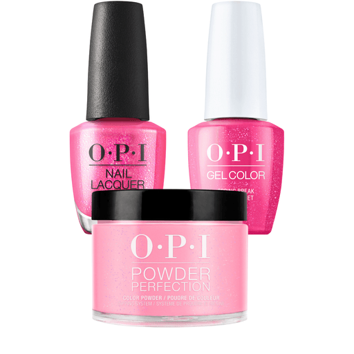 OPI 3in1 combo DP-GC-NL S009 SPRING BREAK THE INTERNET - Angelina Nail Supply NYC