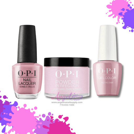 OPI 3in1 combo DP-GC-NL T80 RICE RICE BABY - Angelina Nail Supply NYC