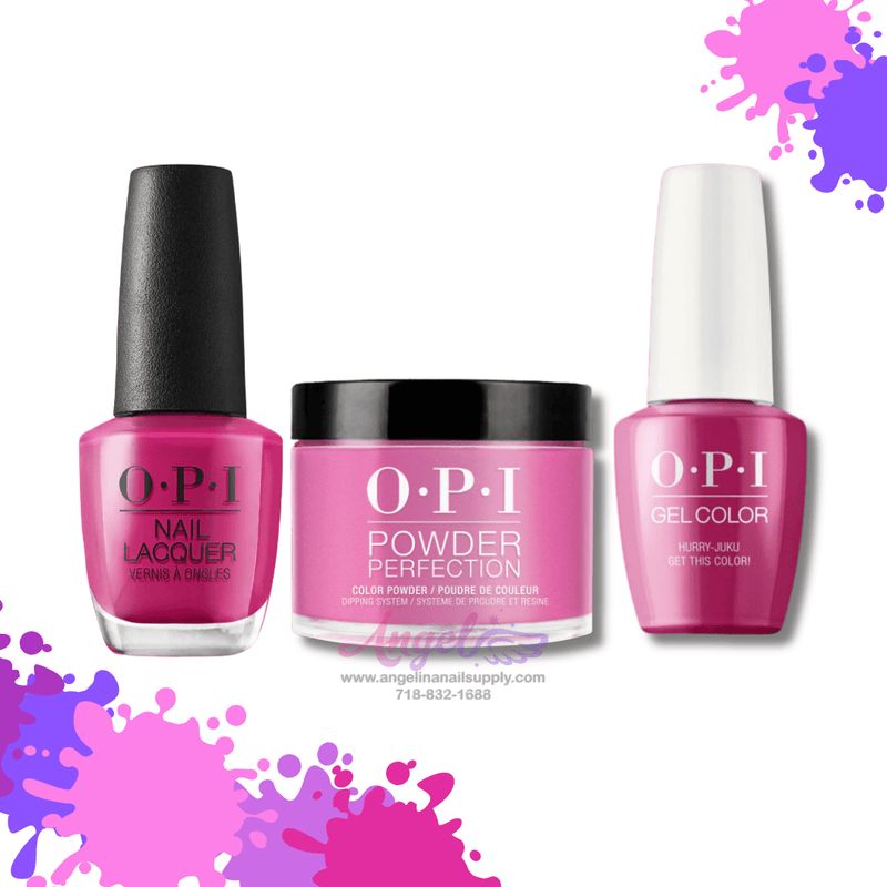 OPI 3in1 combo DP-GC-NL T83 HURRY-JUKU GET THIS COLOR! - Angelina Nail Supply NYC