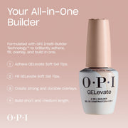 OPI 4-in-1 Builder Gel BIB000 Clear / OPI'm Flawless - Angelina Nail Supply NYC