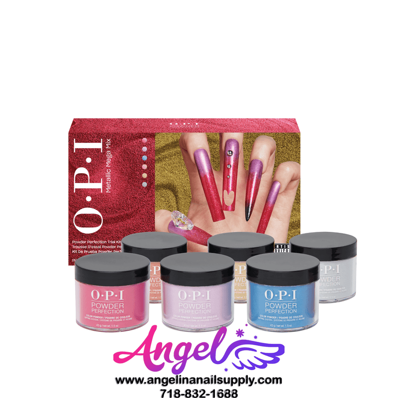 OPI Dip Powder - Metallic Mega Mix Collection 6 Colors | Fall 2024 - Angelina Nail Supply NYC