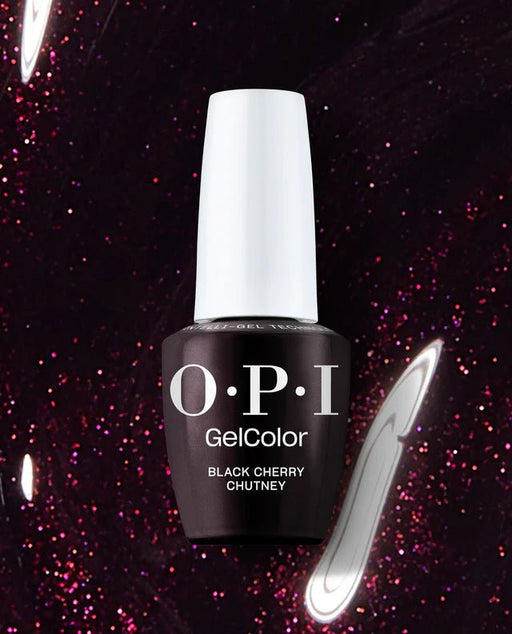 OPI Gel Color GCT I43 Black Cherry Chutney - Angelina Nail Supply NYC