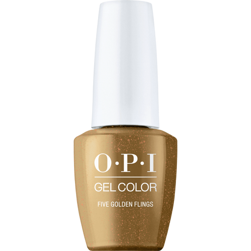 OPI Gel Color HP Q02 FIVE GOLDEN FLINGS - Angelina Nail Supply NYC