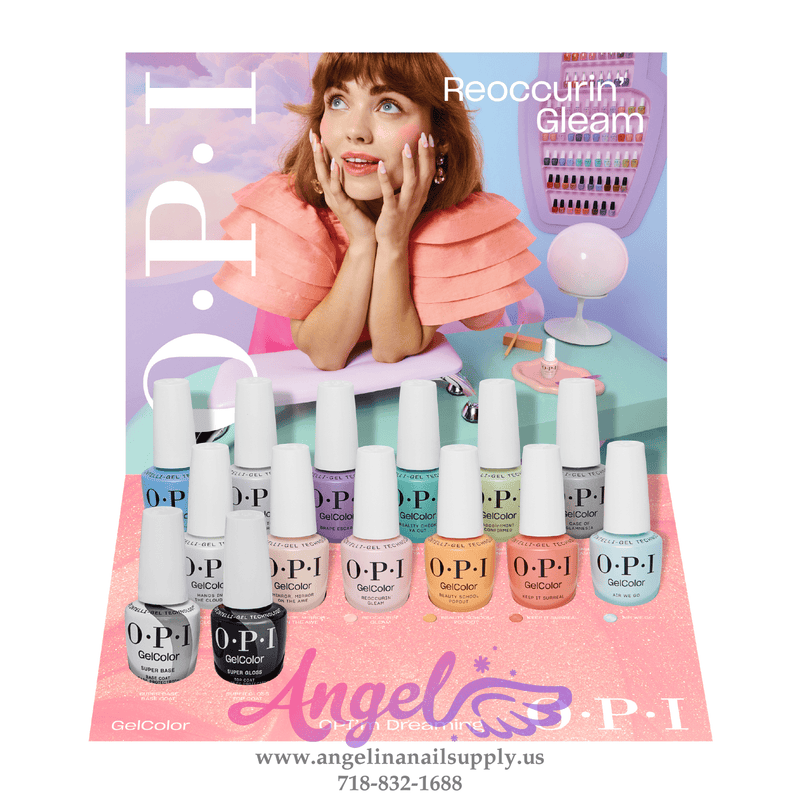 OPI Gel Color - OPI'm Dreaming Collection 12 Colors & 1 Base Gel 1 Top Gel| Spring 2025 - Angelina Nail Supply NYC