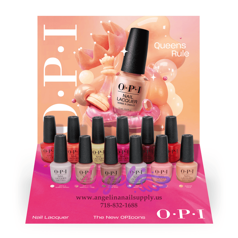 OPI Nail Lacquer – The New OPIcons Collection | 12 Colors | Spring 2026 - Angelina Nail Supply NYC