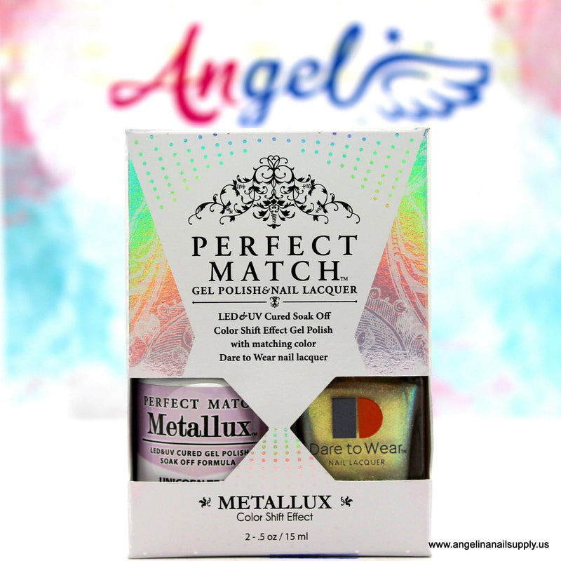 Perfect Match Gel Dou Metallux MLMS 07 UNICORN TEARS - Angelina Nail Supply NYC