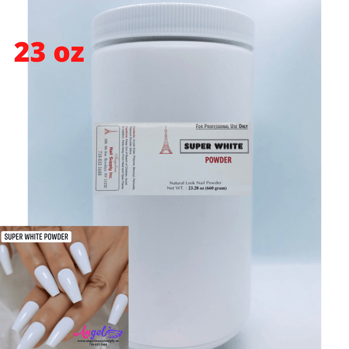 Amy Acrylic Powder Super White - Angelina Nail Supply NYC