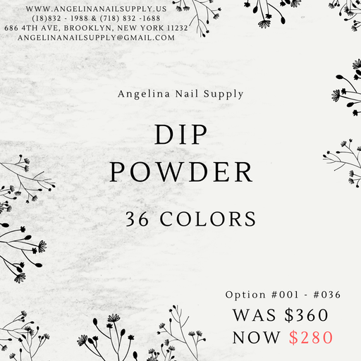 Angel Dip Powder ( 36 colors ) #001 - #036 - Angelina Nail Supply NYC