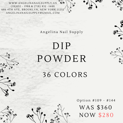 Angel Dip Powder ( 36 colors ) #109 - #144 - Angelina Nail Supply NYC