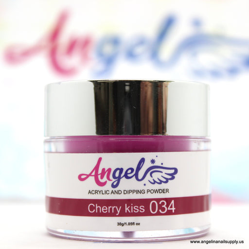 Angel Dip Powder D034 CHERRY KISS - Angelina Nail Supply NYC