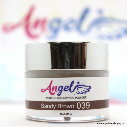 Angel Dip Powder D039 SANDY BROWN - Angelina Nail Supply NYC