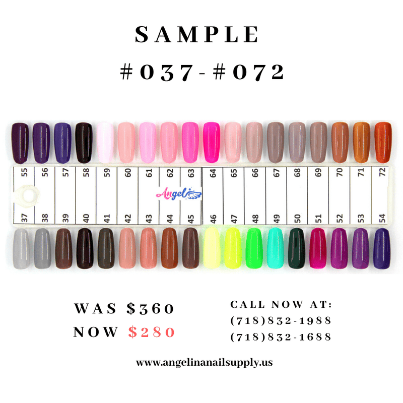 Angel Gel Color Dual ( 36 colors ) #037 - #072 - Angelina Nail Supply NYC