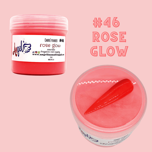Angel Ombre Powder 46 Rose Glow - Angelina Nail Supply NYC