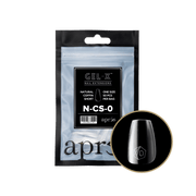 Aprés Refill Bags Natural Coffin Short (50pcs/pack) - Angelina Nail Supply NYC