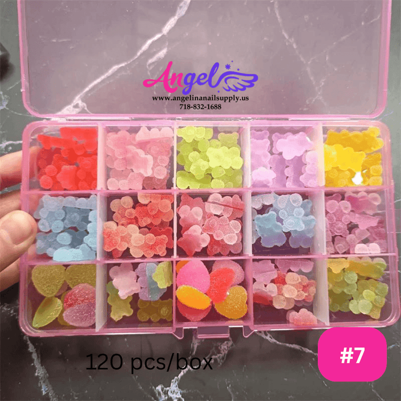 Candy, Lollipop & Gummy 3D Nail Design - Angelina Nail Supply NYC