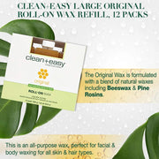 Clean + Easy® Original Wax Refill Box/12pcs - Angelina Nail Supply NYC