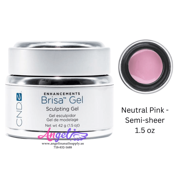 CND Brisa Gel Neutral Pink Semi-Sheer (Box/6 pcs) - Angelina Nail Supply NYC