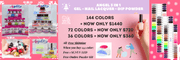 Combo Angel 3 in 1 (144 colors) - Angelina Nail Supply NYC
