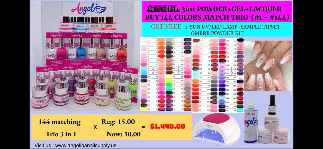 Combo Angel 3 in 1 (144 colors) - Angelina Nail Supply NYC