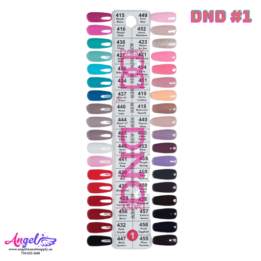 DC1 Color Swatch Only - Angelina Nail Supply NYC