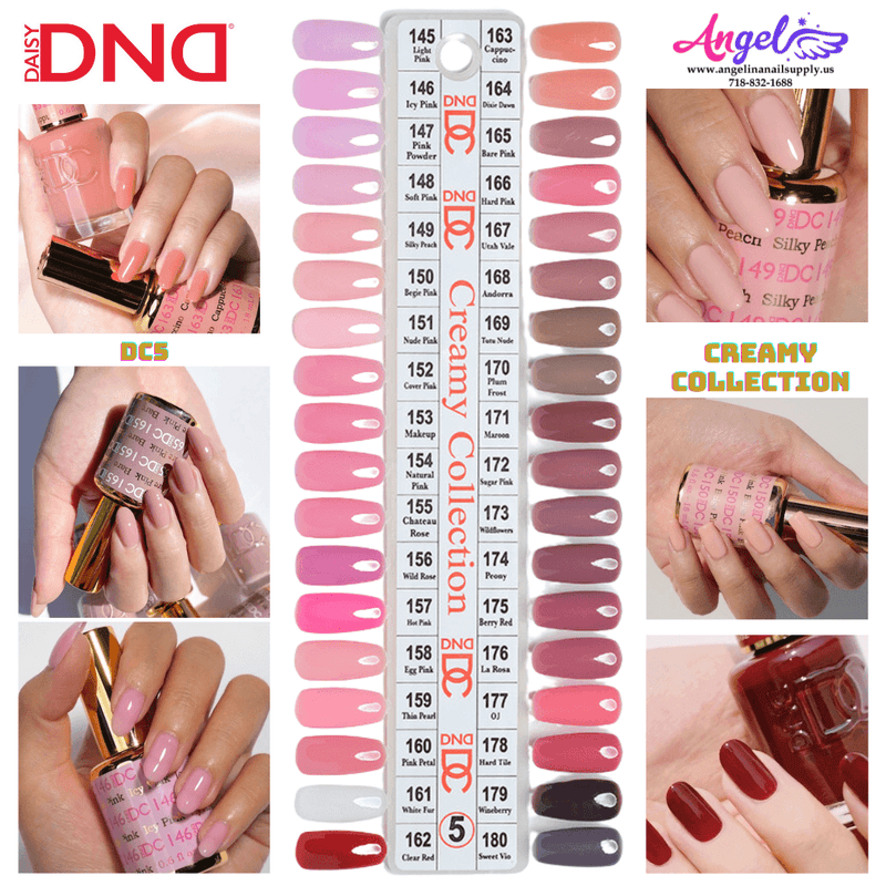 DC5 Creamy Collection (Full Set 36 colors 145 - 180) - Angelina Nail Supply NYC