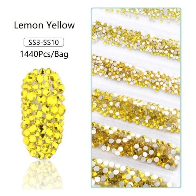 Diamond Mix Size Package - Angelina Nail Supply NYC